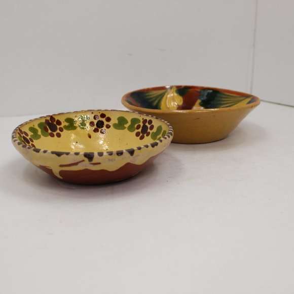 Vintage Terra Cotta Bowls Small As-Is (2) - Picture 2 of 6